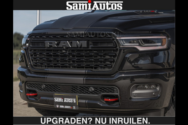 Dodge Ram De Meest Luxe en Volle Pick-Up in zijn Klasse €84950,- excl | Limited H.O 540HP 706Nm | Massage + Full Option | Comfortabele Dubbele Cabine met Royale 5 Zitplaatsen | BPM vrij | Nu Leverbaar uit Voorraad | Voorraad Nr 2304 - 8540 | De specialist in Amerikaanse pick‑ups in Nederland en Europa.