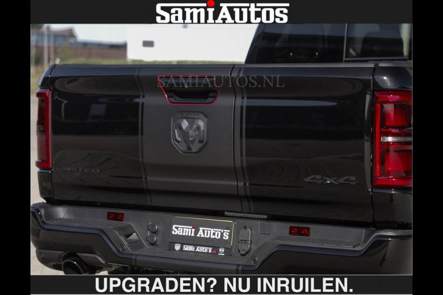 Dodge Ram De Meest Luxe en Volle Pick-Up in zijn Klasse €84950,- excl | Limited H.O 540HP 706Nm | Massage + Full Option | Comfortabele Dubbele Cabine met Royale 5 Zitplaatsen | BPM vrij | Nu Leverbaar uit Voorraad | Voorraad Nr 2304 - 8540 | De specialist in Amerikaanse pick‑ups in Nederland en Europa.