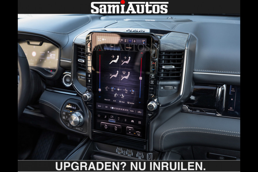 Dodge Ram De Meest Luxe en Volle Pick-Up in zijn Klasse €84950,- excl | Limited H.O 540HP 706Nm | Massage + Full Option | Comfortabele Dubbele Cabine met Royale 5 Zitplaatsen | BPM vrij | Nu Leverbaar uit Voorraad | Voorraad Nr 2304 - 8540 | De specialist in Amerikaanse pick‑ups in Nederland en Europa.