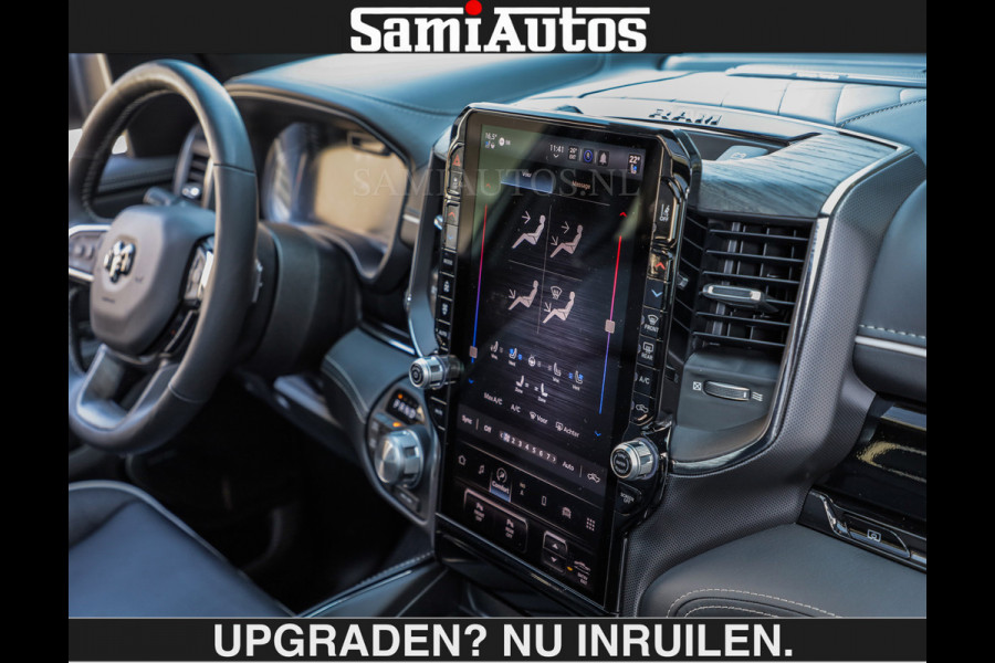 Dodge Ram De Meest Luxe en Volle Pick-Up in zijn Klasse €84950,- excl | Limited H.O 540HP 706Nm | Massage + Full Option | Comfortabele Dubbele Cabine met Royale 5 Zitplaatsen | BPM vrij | Nu Leverbaar uit Voorraad | Voorraad Nr 2304 - 8540 | De specialist in Amerikaanse pick‑ups in Nederland en Europa.