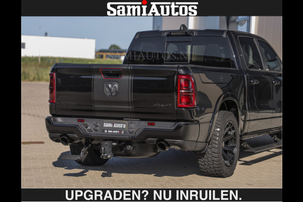 Dodge Ram De Meest Luxe en Volle Pick-Up in zijn Klasse €84950,- excl | Limited H.O 540HP 706Nm | Massage + Full Option | Comfortabele Dubbele Cabine met Royale 5 Zitplaatsen | BPM vrij | Nu Leverbaar uit Voorraad | Voorraad Nr 2304 - 8540 | De specialist in Amerikaanse pick‑ups in Nederland en Europa.