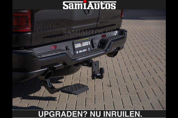 Dodge Ram De Meest Luxe en Volle Pick-Up in zijn Klasse €84950,- excl | Limited H.O 540HP 706Nm | Massage + Full Option | Comfortabele Dubbele Cabine met Royale 5 Zitplaatsen | BPM vrij | Nu Leverbaar uit Voorraad | Voorraad Nr 2304 - 8540 | De specialist in Amerikaanse pick‑ups in Nederland en Europa.