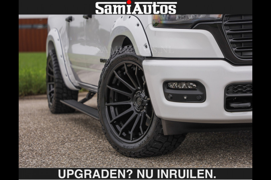 Dodge Ram BOM VOL | HUD | 420PK | LUCHTVERING | PANO | €79950,- excl | PASSAGIERSSCHERM | BOM EN BOM VOL | Comfortabele Dubbele Cabine met Royale 5 Zitplaatsen | DODGE RAM PREMIUM LARAMIE EDITION | Voorraad Nr 2230 - 8765 | De specialist in Amerikaanse pick‑ups in Nederland en Europa.