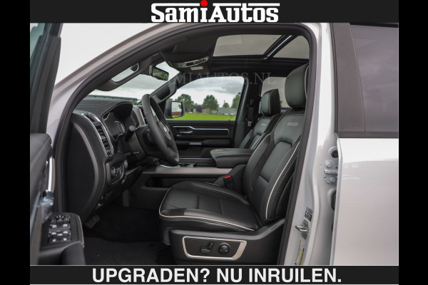 Dodge Ram BOM VOL | HUD | 420PK | LUCHTVERING | PANO | €79950,- excl | PASSAGIERSSCHERM | BOM EN BOM VOL | Comfortabele Dubbele Cabine met Royale 5 Zitplaatsen | DODGE RAM PREMIUM LARAMIE EDITION | Voorraad Nr 2230 - 8765 | De specialist in Amerikaanse pick‑ups in Nederland en Europa.
