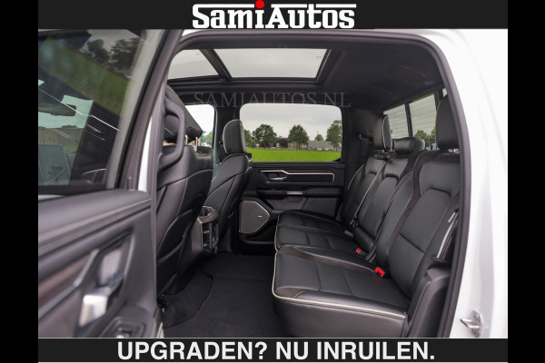 Dodge Ram BOM VOL | HUD | 420PK | LUCHTVERING | PANO | €79950,- excl | PASSAGIERSSCHERM | BOM EN BOM VOL | Comfortabele Dubbele Cabine met Royale 5 Zitplaatsen | DODGE RAM PREMIUM LARAMIE EDITION | Voorraad Nr 2230 - 8765 | De specialist in Amerikaanse pick‑ups in Nederland en Europa.