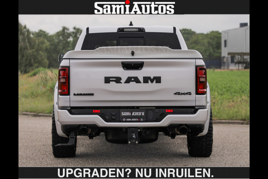 Dodge Ram BOM VOL | HUD | 420PK | LUCHTVERING | PANO | €79950,- excl | PASSAGIERSSCHERM | BOM EN BOM VOL | Comfortabele Dubbele Cabine met Royale 5 Zitplaatsen | DODGE RAM PREMIUM LARAMIE EDITION | Voorraad Nr 2230 - 8765 | De specialist in Amerikaanse pick‑ups in Nederland en Europa.
