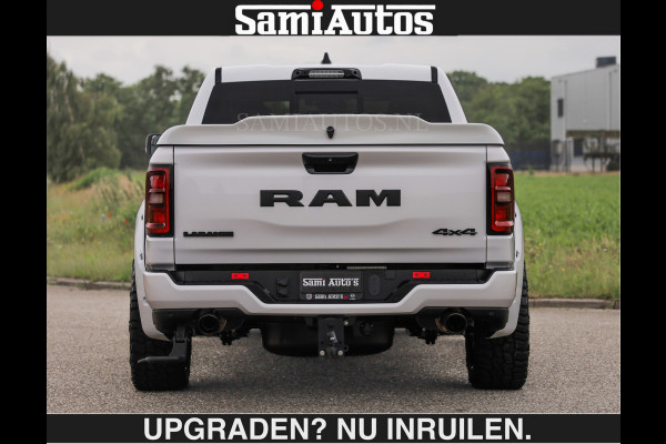 Dodge Ram BOM VOL | HUD | 420PK | LUCHTVERING | PANO | €79950,- excl | PASSAGIERSSCHERM | BOM EN BOM VOL | Comfortabele Dubbele Cabine met Royale 5 Zitplaatsen | DODGE RAM PREMIUM LARAMIE EDITION | Voorraad Nr 2230 - 8765 | De specialist in Amerikaanse pick‑ups in Nederland en Europa.