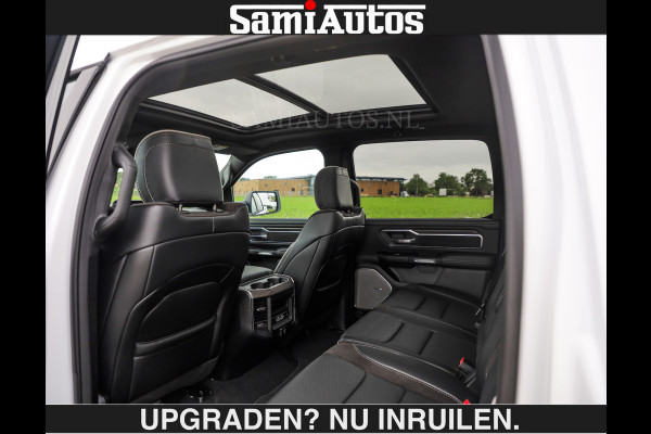 Dodge Ram BOM VOL | HUD | 420PK | LUCHTVERING | PANO | €79950,- excl | PASSAGIERSSCHERM | BOM EN BOM VOL | Comfortabele Dubbele Cabine met Royale 5 Zitplaatsen | DODGE RAM PREMIUM LARAMIE EDITION | Voorraad Nr 2230 - 8765 | De specialist in Amerikaanse pick‑ups in Nederland en Europa.