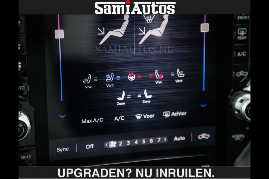 Dodge Ram BOM VOL | HUD | 420PK | LUCHTVERING | PANO | €79950,- excl | PASSAGIERSSCHERM | BOM EN BOM VOL | Comfortabele Dubbele Cabine met Royale 5 Zitplaatsen | DODGE RAM PREMIUM LARAMIE EDITION | Voorraad Nr 2230 - 8765 | De specialist in Amerikaanse pick‑ups in Nederland en Europa.
