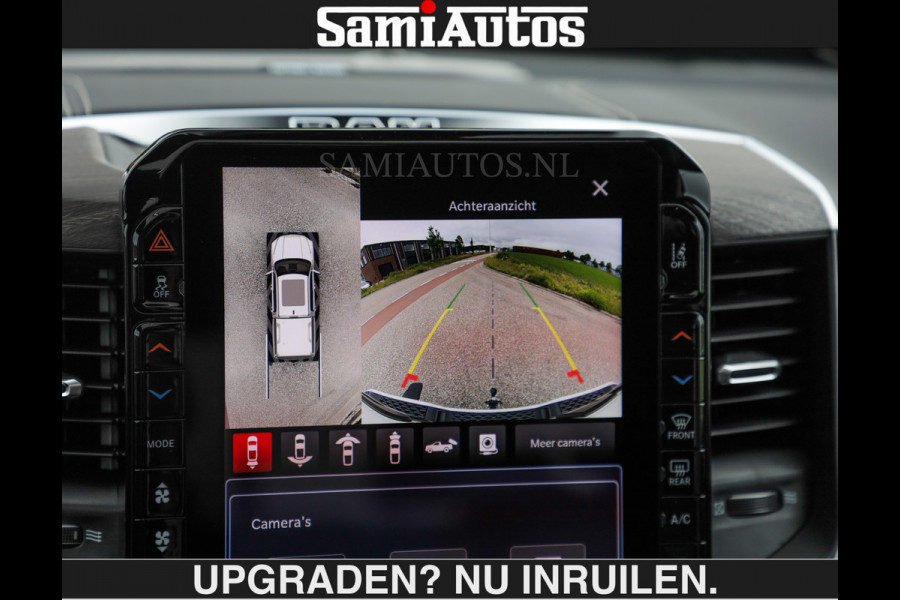 Dodge Ram BOM VOL | HUD | 420PK | LUCHTVERING | PANO | €79950,- excl | PASSAGIERSSCHERM | BOM EN BOM VOL | Comfortabele Dubbele Cabine met Royale 5 Zitplaatsen | DODGE RAM PREMIUM LARAMIE EDITION | Voorraad Nr 2230 - 8765 | De specialist in Amerikaanse pick‑ups in Nederland en Europa.