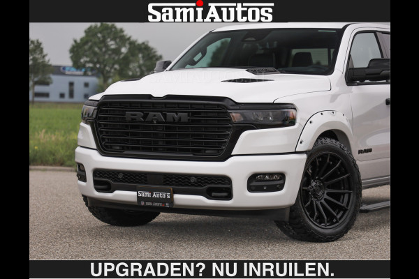 Dodge Ram BOM VOL | HUD | 420PK | LUCHTVERING | PANO | €79950,- excl | PASSAGIERSSCHERM | BOM EN BOM VOL | Comfortabele Dubbele Cabine met Royale 5 Zitplaatsen | DODGE RAM PREMIUM LARAMIE EDITION | Voorraad Nr 2230 - 8765 | De specialist in Amerikaanse pick‑ups in Nederland en Europa.