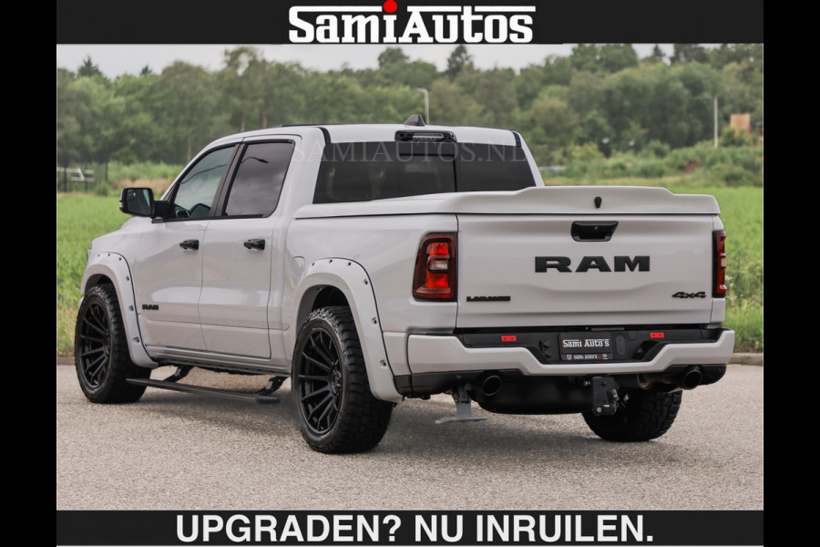 Dodge Ram BOM VOL | HUD | 420PK | LUCHTVERING | PANO | €79950,- excl | PASSAGIERSSCHERM | BOM EN BOM VOL | Comfortabele Dubbele Cabine met Royale 5 Zitplaatsen | DODGE RAM PREMIUM LARAMIE EDITION | Voorraad Nr 2230 - 8765 | De specialist in Amerikaanse pick‑ups in Nederland en Europa.
