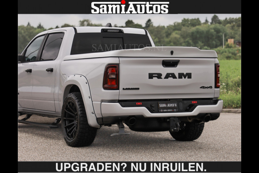 Dodge Ram BOM VOL | HUD | 420PK | LUCHTVERING | PANO | €79950,- excl | PASSAGIERSSCHERM | BOM EN BOM VOL | Comfortabele Dubbele Cabine met Royale 5 Zitplaatsen | DODGE RAM PREMIUM LARAMIE EDITION | Voorraad Nr 2230 - 8765 | De specialist in Amerikaanse pick‑ups in Nederland en Europa.