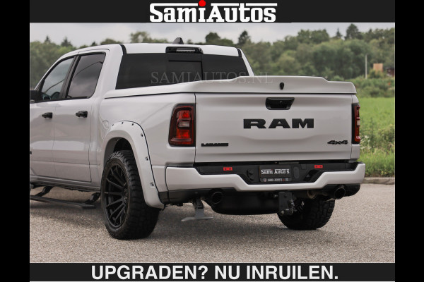 Dodge Ram BOM VOL | HUD | 420PK | LUCHTVERING | PANO | €79950,- excl | PASSAGIERSSCHERM | BOM EN BOM VOL | Comfortabele Dubbele Cabine met Royale 5 Zitplaatsen | DODGE RAM PREMIUM LARAMIE EDITION | Voorraad Nr 2230 - 8765 | De specialist in Amerikaanse pick‑ups in Nederland en Europa.