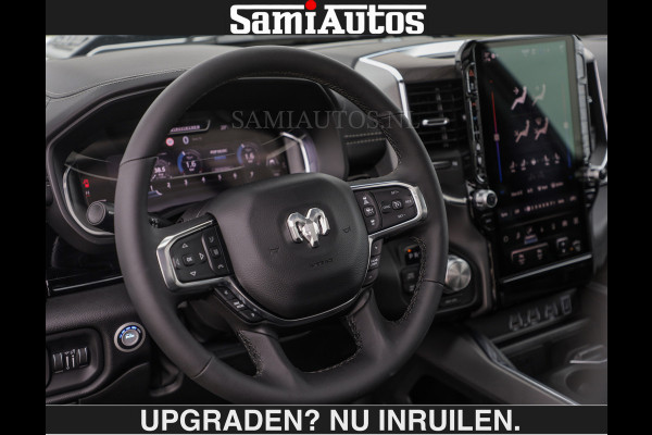 Dodge Ram BOM VOL | HUD | 420PK | LUCHTVERING | PANO | €79950,- excl | PASSAGIERSSCHERM | BOM EN BOM VOL | Comfortabele Dubbele Cabine met Royale 5 Zitplaatsen | DODGE RAM PREMIUM LARAMIE EDITION | Voorraad Nr 2230 - 8765 | De specialist in Amerikaanse pick‑ups in Nederland en Europa.