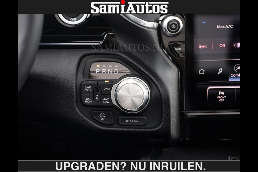 Dodge Ram BOM VOL | HUD | 420PK | LUCHTVERING | PANO | €79950,- excl | PASSAGIERSSCHERM | BOM EN BOM VOL | Comfortabele Dubbele Cabine met Royale 5 Zitplaatsen | DODGE RAM PREMIUM LARAMIE EDITION | Voorraad Nr 2230 - 8765 | De specialist in Amerikaanse pick‑ups in Nederland en Europa.