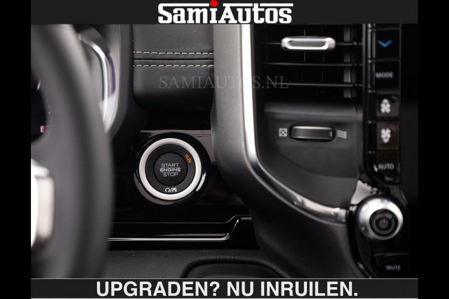 Dodge Ram BOM VOL | HUD | 420PK | LUCHTVERING | PANO | €79950,- excl | PASSAGIERSSCHERM | BOM EN BOM VOL | Comfortabele Dubbele Cabine met Royale 5 Zitplaatsen | DODGE RAM PREMIUM LARAMIE EDITION | Voorraad Nr 2230 - 8765 | De specialist in Amerikaanse pick‑ups in Nederland en Europa.