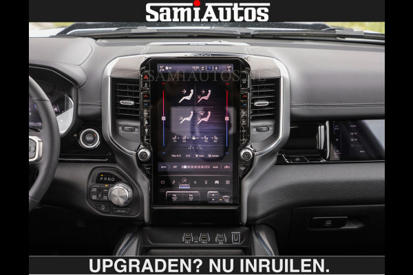 Dodge Ram BOM VOL | HUD | 420PK | LUCHTVERING | PANO | €79950,- excl | PASSAGIERSSCHERM | BOM EN BOM VOL | Comfortabele Dubbele Cabine met Royale 5 Zitplaatsen | DODGE RAM PREMIUM LARAMIE EDITION | Voorraad Nr 2230 - 8765 | De specialist in Amerikaanse pick‑ups in Nederland en Europa.
