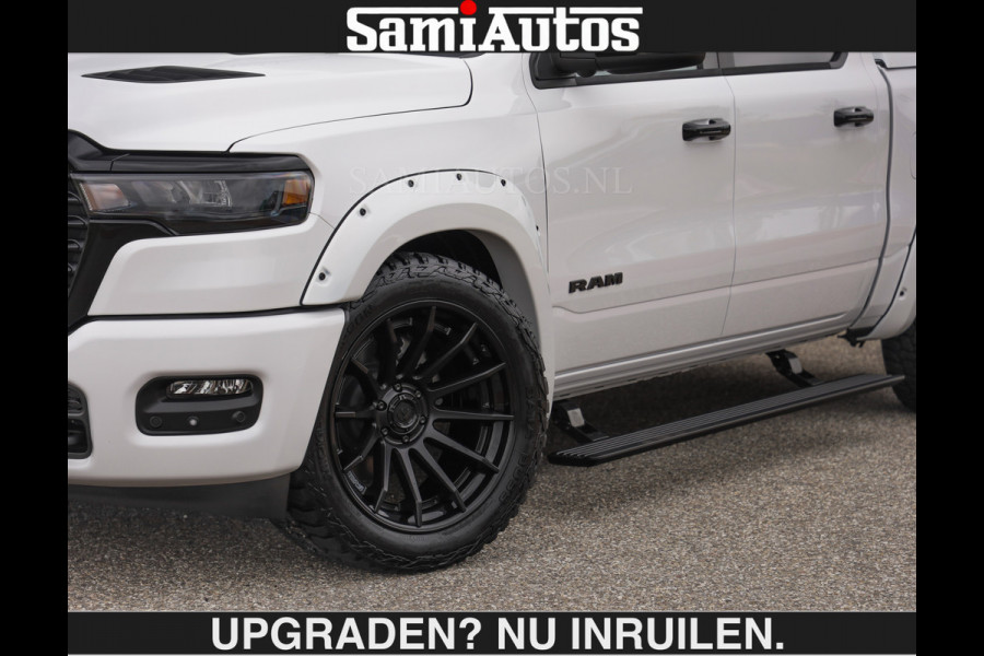 Dodge Ram BOM VOL | HUD | 420PK | LUCHTVERING | PANO | €79950,- excl | PASSAGIERSSCHERM | BOM EN BOM VOL | Comfortabele Dubbele Cabine met Royale 5 Zitplaatsen | DODGE RAM PREMIUM LARAMIE EDITION | Voorraad Nr 2230 - 8765 | De specialist in Amerikaanse pick‑ups in Nederland en Europa.