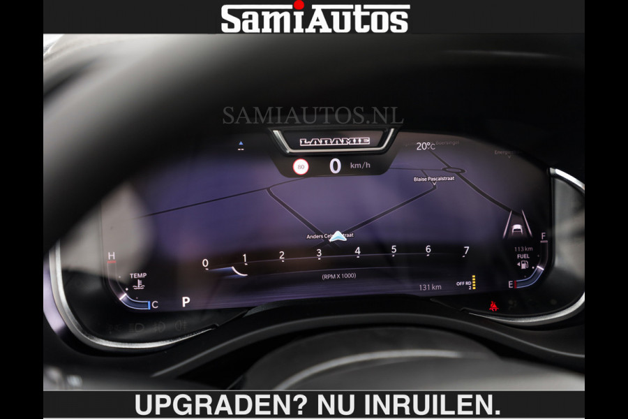 Dodge Ram BOM VOL | HUD | 420PK | LUCHTVERING | PANO | €79950,- excl | PASSAGIERSSCHERM | BOM EN BOM VOL | Comfortabele Dubbele Cabine met Royale 5 Zitplaatsen | DODGE RAM PREMIUM LARAMIE EDITION | Voorraad Nr 2230 - 8765 | De specialist in Amerikaanse pick‑ups in Nederland en Europa.