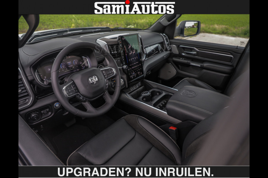 Dodge Ram BOM VOL | HUD | 420PK | LUCHTVERING | PANO | €79950,- excl | PASSAGIERSSCHERM | BOM EN BOM VOL | Comfortabele Dubbele Cabine met Royale 5 Zitplaatsen | DODGE RAM PREMIUM LARAMIE EDITION | Voorraad Nr 2230 - 8765 | De specialist in Amerikaanse pick‑ups in Nederland en Europa.