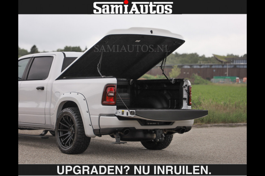 Dodge Ram BOM VOL | HUD | 420PK | LUCHTVERING | PANO | €79950,- excl | PASSAGIERSSCHERM | BOM EN BOM VOL | Comfortabele Dubbele Cabine met Royale 5 Zitplaatsen | DODGE RAM PREMIUM LARAMIE EDITION | Voorraad Nr 2230 - 8765 | De specialist in Amerikaanse pick‑ups in Nederland en Europa.