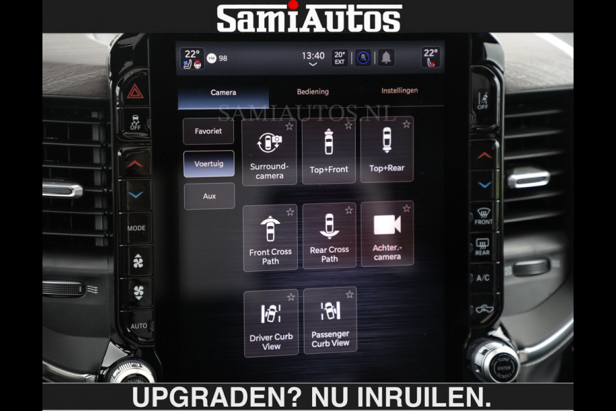 Dodge Ram BOM VOL | HUD | 420PK | LUCHTVERING | PANO | €79950,- excl | PASSAGIERSSCHERM | BOM EN BOM VOL | Comfortabele Dubbele Cabine met Royale 5 Zitplaatsen | DODGE RAM PREMIUM LARAMIE EDITION | Voorraad Nr 2230 - 8765 | De specialist in Amerikaanse pick‑ups in Nederland en Europa.