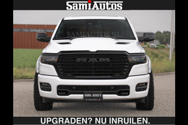 Dodge Ram BOM VOL | HUD | 420PK | LUCHTVERING | PANO | €79950,- excl | PASSAGIERSSCHERM | BOM EN BOM VOL | Comfortabele Dubbele Cabine met Royale 5 Zitplaatsen | DODGE RAM PREMIUM LARAMIE EDITION | Voorraad Nr 2230 - 8765 | De specialist in Amerikaanse pick‑ups in Nederland en Europa.