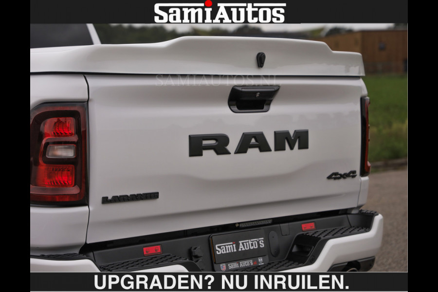 Dodge Ram BOM VOL | HUD | 420PK | LUCHTVERING | PANO | €79950,- excl | PASSAGIERSSCHERM | BOM EN BOM VOL | Comfortabele Dubbele Cabine met Royale 5 Zitplaatsen | DODGE RAM PREMIUM LARAMIE EDITION | Voorraad Nr 2230 - 8765 | De specialist in Amerikaanse pick‑ups in Nederland en Europa.
