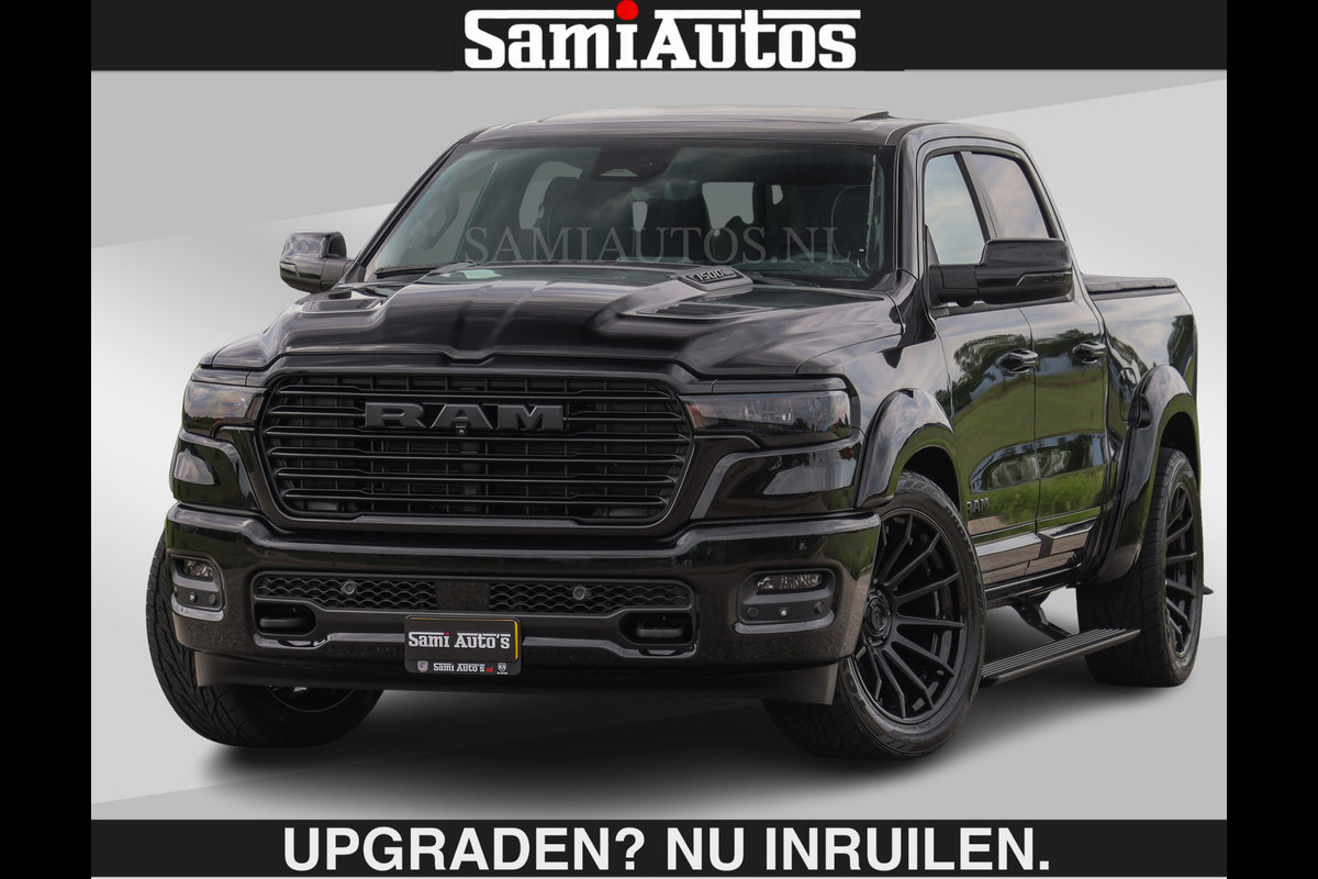 Dodge Ram BOM VOL | Night Premium | €79950,- excl | Full Option | De Meest Luxe Pick-Up in zijn Klasse | Comfortabele Dubbele Cabine met Royale 5 Zitplaatsen | BPM vrij | Nu Leverbaar uit Voorraad | Voorraad Nr 2287 - 3384 | De specialist in Amerikaanse pick‑ups in Nederland en Europa.