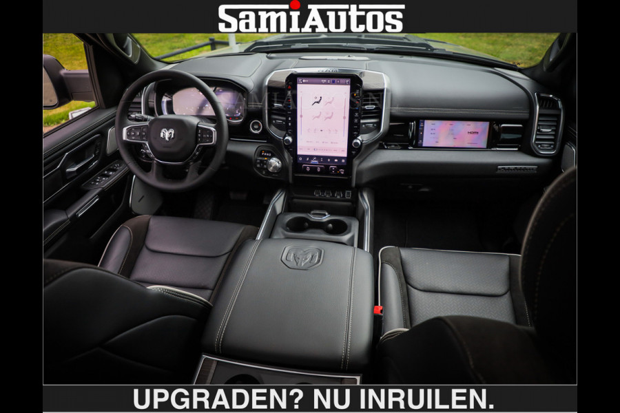 Dodge Ram BOM VOL | Night Premium | €79950,- excl | Full Option | De Meest Luxe Pick-Up in zijn Klasse | Comfortabele Dubbele Cabine met Royale 5 Zitplaatsen | BPM vrij | Nu Leverbaar uit Voorraad | Voorraad Nr 2287 - 3384 | De specialist in Amerikaanse pick‑ups in Nederland en Europa.