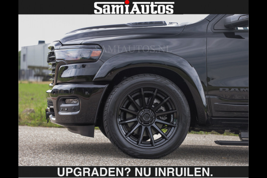 Dodge Ram BOM VOL | Night Premium | €79950,- excl | Full Option | De Meest Luxe Pick-Up in zijn Klasse | Comfortabele Dubbele Cabine met Royale 5 Zitplaatsen | BPM vrij | Nu Leverbaar uit Voorraad | Voorraad Nr 2287 - 3384 | De specialist in Amerikaanse pick‑ups in Nederland en Europa.