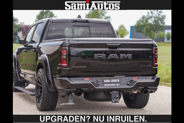 Dodge Ram BOM VOL | Night Premium | €79950,- excl | Full Option | De Meest Luxe Pick-Up in zijn Klasse | Comfortabele Dubbele Cabine met Royale 5 Zitplaatsen | BPM vrij | Nu Leverbaar uit Voorraad | Voorraad Nr 2287 - 3384 | De specialist in Amerikaanse pick‑ups in Nederland en Europa.