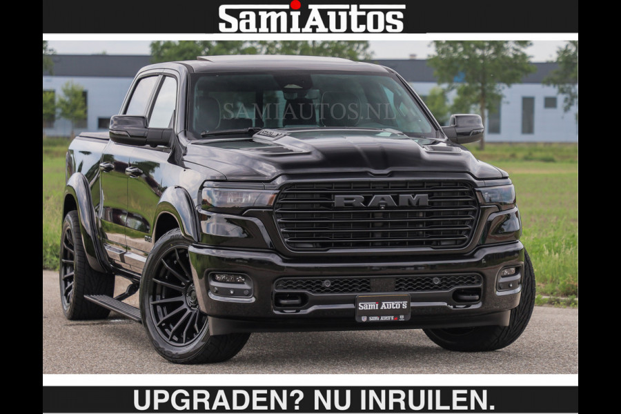 Dodge Ram BOM VOL | Night Premium | €79950,- excl | Full Option | De Meest Luxe Pick-Up in zijn Klasse | Comfortabele Dubbele Cabine met Royale 5 Zitplaatsen | BPM vrij | Nu Leverbaar uit Voorraad | Voorraad Nr 2287 - 3384 | De specialist in Amerikaanse pick‑ups in Nederland en Europa.