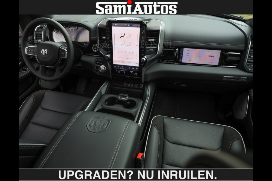 Dodge Ram BOM VOL | Night Premium | €79950,- excl | Full Option | De Meest Luxe Pick-Up in zijn Klasse | Comfortabele Dubbele Cabine met Royale 5 Zitplaatsen | BPM vrij | Nu Leverbaar uit Voorraad | Voorraad Nr 2287 - 3384 | De specialist in Amerikaanse pick‑ups in Nederland en Europa.