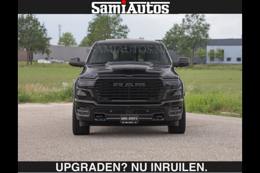 Dodge Ram BOM VOL | Night Premium | €79950,- excl | Full Option | De Meest Luxe Pick-Up in zijn Klasse | Comfortabele Dubbele Cabine met Royale 5 Zitplaatsen | BPM vrij | Nu Leverbaar uit Voorraad | Voorraad Nr 2287 - 3384 | De specialist in Amerikaanse pick‑ups in Nederland en Europa.