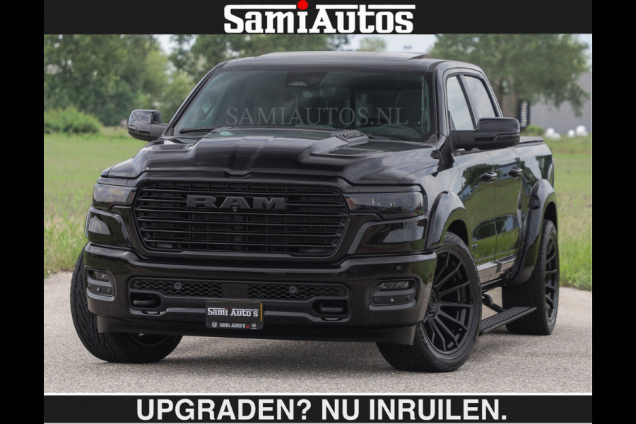 Dodge Ram BOM VOL | Night Premium | €79950,- excl | Full Option | De Meest Luxe Pick-Up in zijn Klasse | Comfortabele Dubbele Cabine met Royale 5 Zitplaatsen | BPM vrij | Nu Leverbaar uit Voorraad | Voorraad Nr 2287 - 3384 | De specialist in Amerikaanse pick‑ups in Nederland en Europa.
