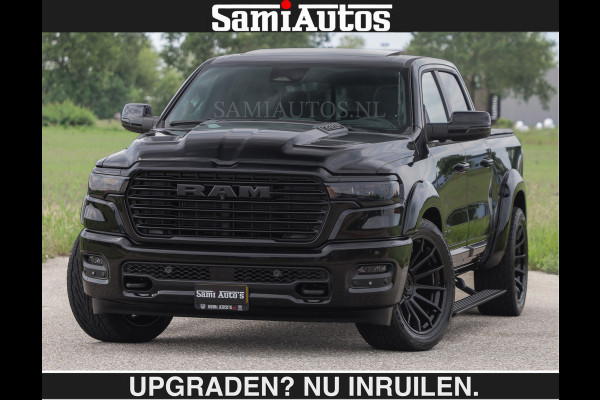 Dodge Ram BOM VOL | Night Premium | €79950,- excl | Full Option | De Meest Luxe Pick-Up in zijn Klasse | Comfortabele Dubbele Cabine met Royale 5 Zitplaatsen | BPM vrij | Nu Leverbaar uit Voorraad | Voorraad Nr 2287 - 3384 | De specialist in Amerikaanse pick‑ups in Nederland en Europa.