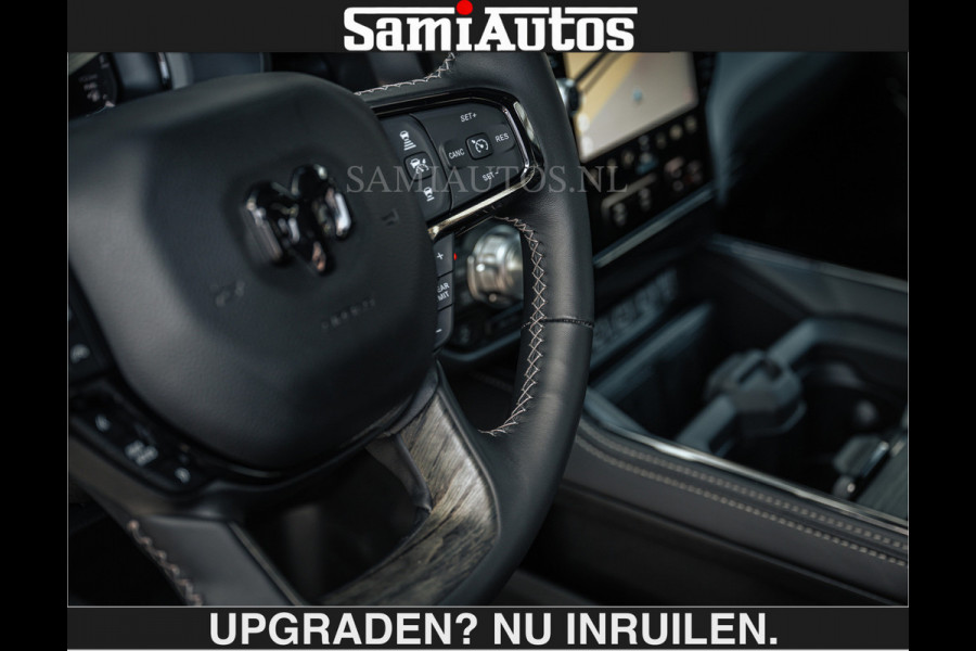 Dodge Ram LIMITED 2027 5.7 V8 HEMI | €79950,- excl excl | MAXIMAAL UITGERUST | NIEUWE KLEUR Forged Blue Metallic met Ebony Red interior se DUBBELE CABINE | 5 PERSOONS | DC | Allernieuwste Limited 2027 in nieuwe kleur Forged Blue  – volledig uitgerust met alle opties.