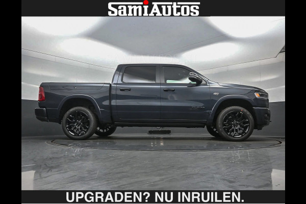 Dodge Ram LIMITED 2027 5.7 V8 HEMI | €79950,- excl excl | MAXIMAAL UITGERUST | NIEUWE KLEUR Forged Blue Metallic met Ebony Red interior se DUBBELE CABINE | 5 PERSOONS | DC | Allernieuwste Limited 2027 in nieuwe kleur Forged Blue  – volledig uitgerust met alle opties.
