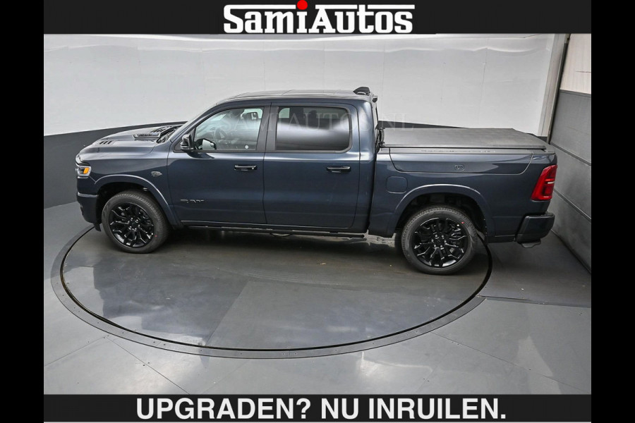 Dodge Ram LIMITED 2027 5.7 V8 HEMI | €79950,- excl excl | MAXIMAAL UITGERUST | NIEUWE KLEUR Forged Blue Metallic met Ebony Red interior se DUBBELE CABINE | 5 PERSOONS | DC | Allernieuwste Limited 2027 in nieuwe kleur Forged Blue  – volledig uitgerust met alle opties.