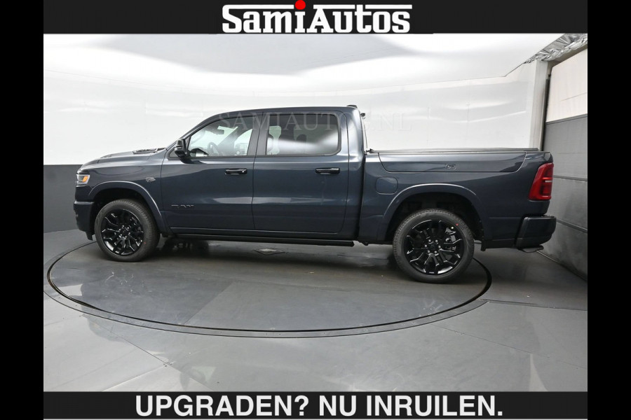 Dodge Ram LIMITED 2027 5.7 V8 HEMI | €79950,- excl excl | MAXIMAAL UITGERUST | NIEUWE KLEUR Forged Blue Metallic met Ebony Red interior se DUBBELE CABINE | 5 PERSOONS | DC | Allernieuwste Limited 2027 in nieuwe kleur Forged Blue  – volledig uitgerust met alle opties.