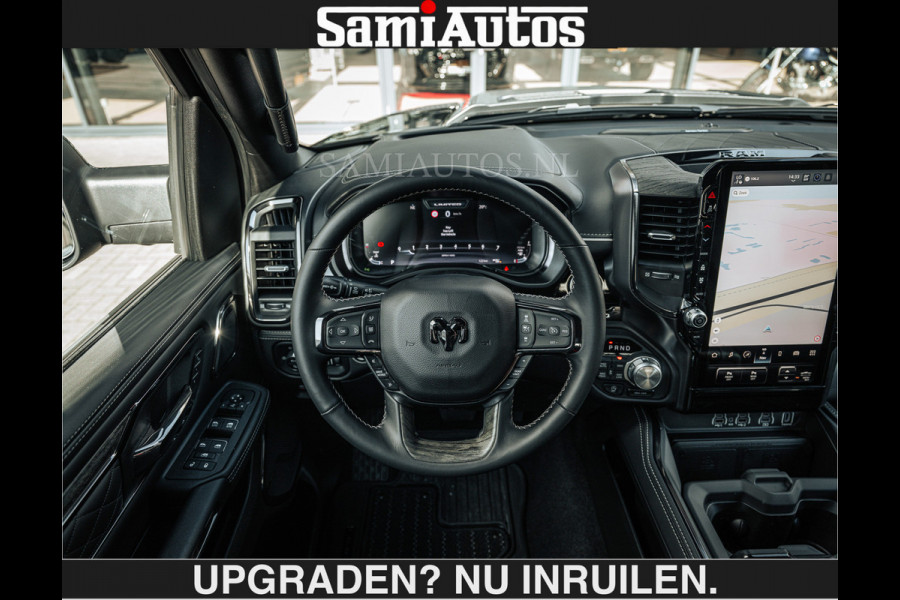 Dodge Ram LIMITED 2027 5.7 V8 HEMI | €79950,- excl excl | MAXIMAAL UITGERUST | NIEUWE KLEUR Forged Blue Metallic met Ebony Red interior se DUBBELE CABINE | 5 PERSOONS | DC | Allernieuwste Limited 2027 in nieuwe kleur Forged Blue  – volledig uitgerust met alle opties.