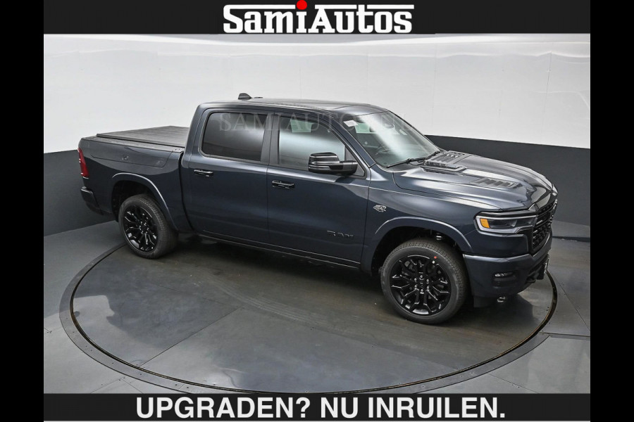 Dodge Ram LIMITED 2027 5.7 V8 HEMI | €79950,- excl excl | MAXIMAAL UITGERUST | NIEUWE KLEUR Forged Blue Metallic met Ebony Red interior se DUBBELE CABINE | 5 PERSOONS | DC | Allernieuwste Limited 2027 in nieuwe kleur Forged Blue  – volledig uitgerust met alle opties.