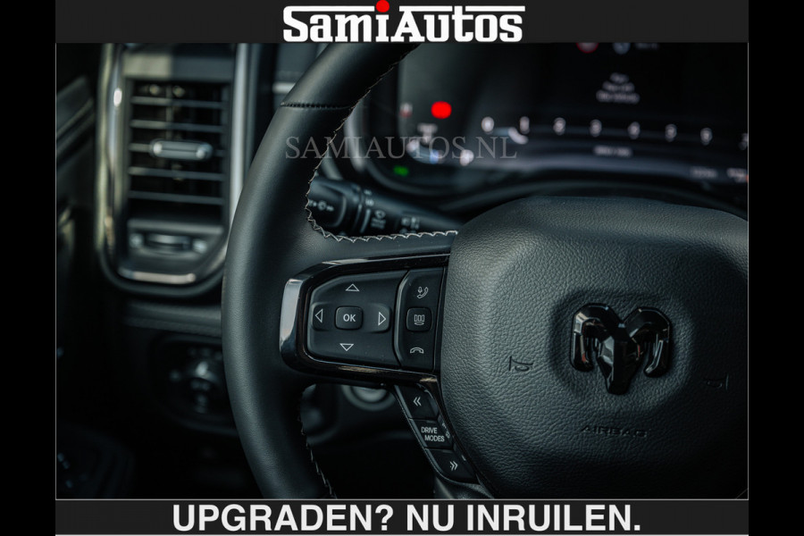 Dodge Ram LIMITED 2027 5.7 V8 HEMI | €79950,- excl excl | MAXIMAAL UITGERUST | NIEUWE KLEUR Forged Blue Metallic met Ebony Red interior se DUBBELE CABINE | 5 PERSOONS | DC | Allernieuwste Limited 2027 in nieuwe kleur Forged Blue  – volledig uitgerust met alle opties.