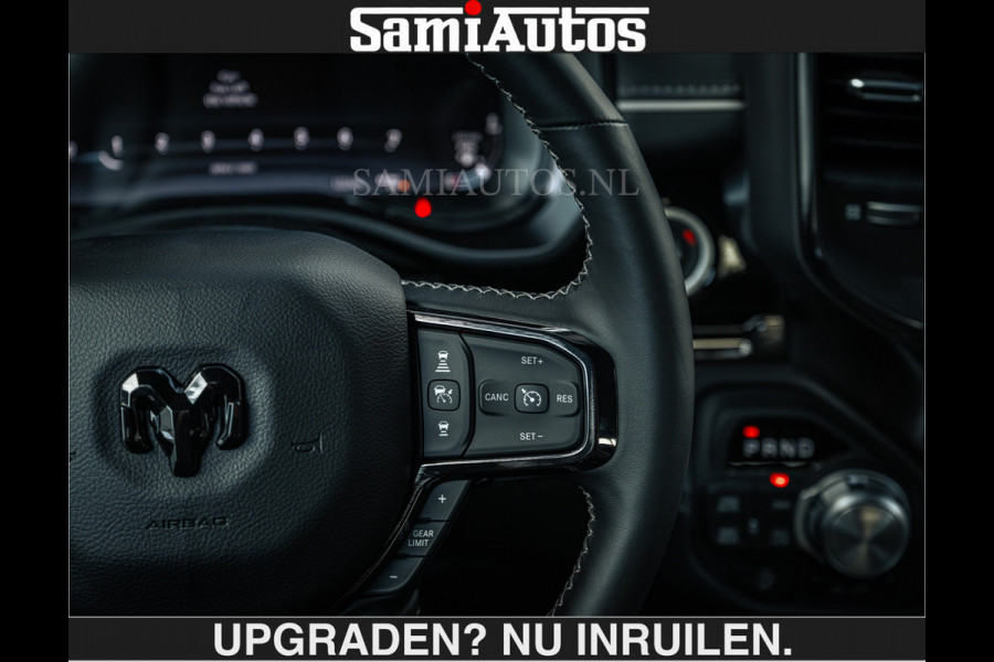 Dodge Ram LIMITED 2027 5.7 V8 HEMI | €79950,- excl excl | MAXIMAAL UITGERUST | NIEUWE KLEUR Forged Blue Metallic met Ebony Red interior se DUBBELE CABINE | 5 PERSOONS | DC | Allernieuwste Limited 2027 in nieuwe kleur Forged Blue  – volledig uitgerust met alle opties.