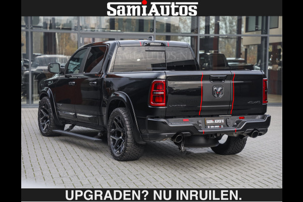 Dodge Ram LIMITED 2027 5.7 V8 HEMI | €79950,- excl excl | MAXIMAAL UITGERUST | DUBBELE CABINE | 5 PERSOONS | DC | Allernieuwste Limited uitvoering – volledig uitgerust met alle opties, inclusief MWK en normale laadbak.