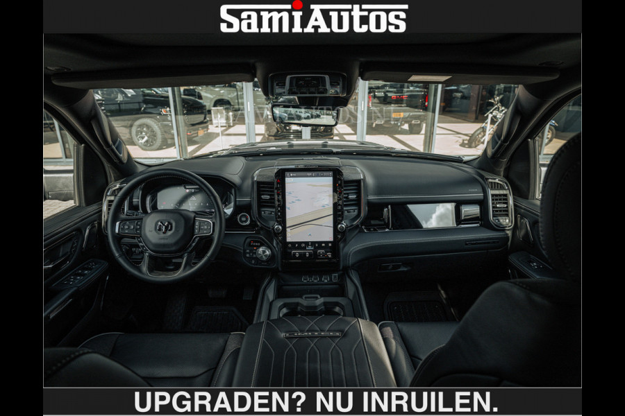 Dodge Ram LIMITED 2027 5.7 V8 HEMI | €79950,- excl excl | MAXIMAAL UITGERUST | DUBBELE CABINE | 5 PERSOONS | DC | Allernieuwste Limited uitvoering – volledig uitgerust met alle opties, inclusief MWK en normale laadbak.