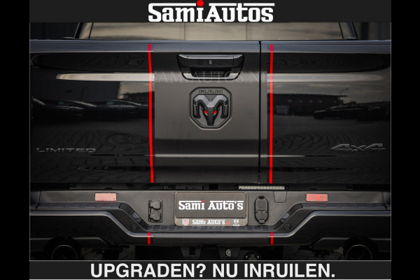 Dodge Ram LIMITED 2027 5.7 V8 HEMI | €79950,- excl excl | MAXIMAAL UITGERUST | DUBBELE CABINE | 5 PERSOONS | DC | Allernieuwste Limited uitvoering – volledig uitgerust met alle opties, inclusief MWK en normale laadbak.