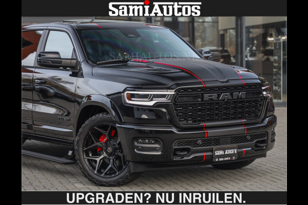 Dodge Ram LIMITED 2027 5.7 V8 HEMI | €79950,- excl excl | MAXIMAAL UITGERUST | DUBBELE CABINE | 5 PERSOONS | DC | Allernieuwste Limited uitvoering – volledig uitgerust met alle opties, inclusief MWK en normale laadbak.